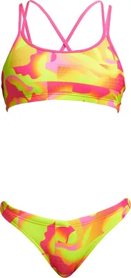 Produktbild von Funkita Bikini Set Mädchen Pinged Pink chlorbeständig, Kinder Größen:164