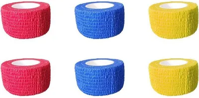 Obrázek produktu pro 6 kusů Elastický samolepicí obvaz 2,5 cm x 4 m