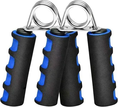 Image de Lot de 2 pinces à main, appareil d'entraînement en mousse pour renforcer rapidement la force des mains, des avant-bras et des doigts, souple, 2 pièces