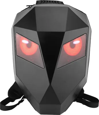 Imagen del producto de Mochila para motocicleta con luces LED, impermeable, diseño moderno. Ideal para motocicletas y bicicletas