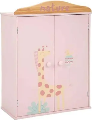 Produktbild von MuÑecas Arias Naturkleiderschrank Mit 5 Kleiderbügeln 40x2050x545 Cm One Size