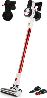 Obrázek produktu pro Domo DO242SV, Tyčový vysavač, Bezsáčkové, Černá, Červená, Bílá, 0,55 l, Obdélníkový, Suchý