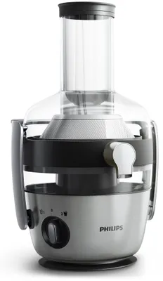 Produktbild von Philips Avance Collection zentrifugal Entfsafter, 2.0 L, XXL-Einfüllöffnung, QuickClean, 1100 W, Silber (HR1921/20)