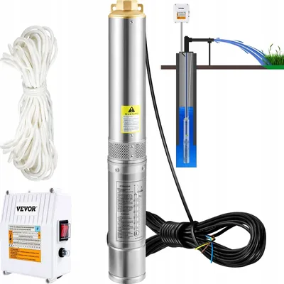 Zdjęcie produktu dla Pompa Głębinowa Zanurzeniowa 4" 1100W Maks. Przepływ 190L/Min Nawadnianie