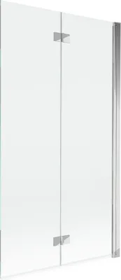 Produktbild von Mexen Mist Duschwand 2-flügelig rechts 100 x 150 cm, transparent, Chrom - 8A9-100-002-01-00-P
