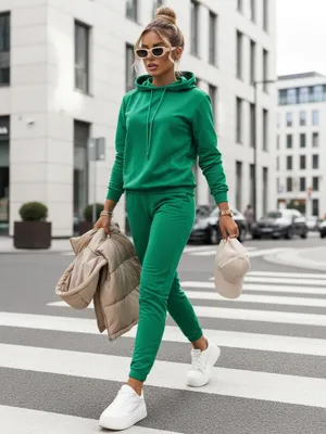 Imagen del producto de Conjunto de chándal para mujer MIGEL, color verde, talla L
