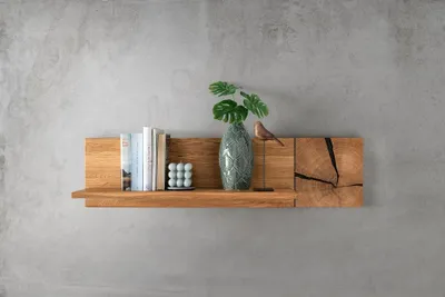 Produktbild von Wandboard 99 cm "Danzig II" Wildeiche massiv