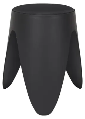Produktbild von HOME DECO FACTORY Hocker Eve Zeitgenössisch Kunstleder 46 Schwarz