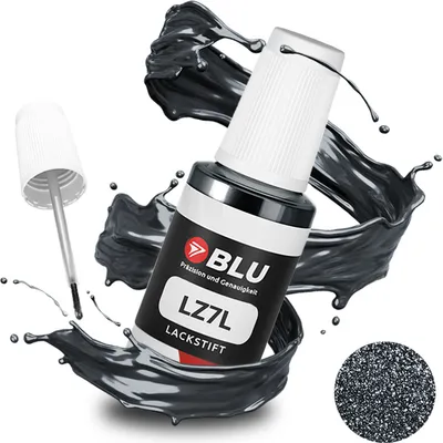Produktbild von BLU Auto Lackstift Schwarz kompatibel für Audi LZ7L Lavagrau | Auto Lack Reparatur Ausbesserungslack
