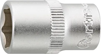 Produktbild von Fortis 4317784707565, 1/4", 1 Kopf/Köpfe, 10 mm, Chrom-Vanadium-Stahl, 24,9 mm