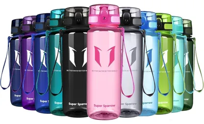 Produktbild von Trinkflasche Tritan BPA-frei 500 ml Glossy Rosa
