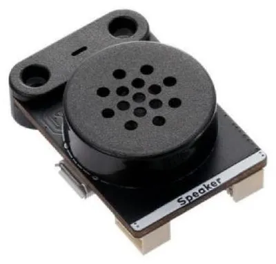 Produktbild von Makeblock mBuild Lautsprechermodul, 16 MB Speicher, mp3-Format, Mikro-USB, 400 mA