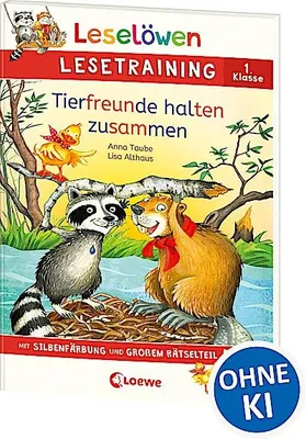 Obrázek produktu pro Leselöwen Lesetraining 1. Klasse - Tierfreunde halten zusammen