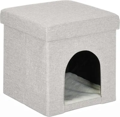 Image de Fosse à chat pliable beige