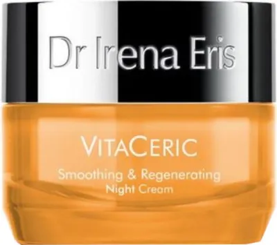 Imagen del producto de Crema nocturna regenerante y suavizante VitaCeric de la Dra. Irena Eris, crema de noche, para mujeres, todo tipo de piel, para el rostro, regenerante, suavizante, 50 ml