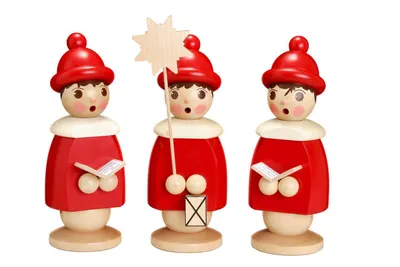 Obrázek produktu pro Miniaturní figurky 3 figurky Kurrende červené výška 26cm NOVINKA