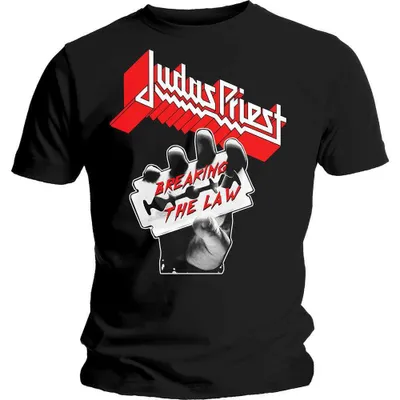 Obrázek produktu pro Judas Priest Breaking The Law Black S Tričko
