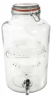 Produktbild von MPLCo Glasbehälter 8L mit Hahn für Getränke und Saft