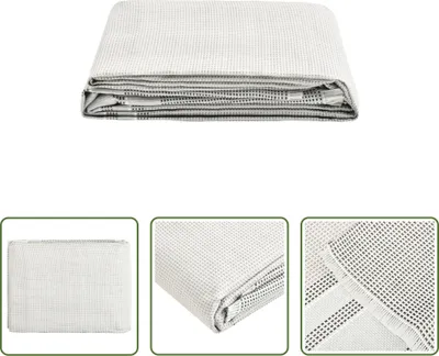 Produktbild von The Living Store Zeltteppich 400x250 cm Grau