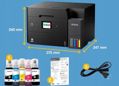 Obrázek produktu pro Epson EcoTank ET-4950, InkJet, Barevný tisk, 4800 x 1200 DPI, A4, Přímý tisk, Černá