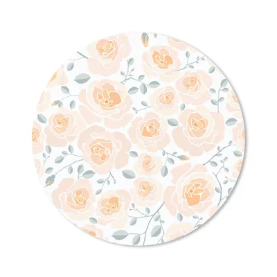 Produktbild von MuchoWow® Mauspad Mousepad Rosen - Orange - Muster 50x50 cm - Mousepads - Maus Mat - Pad - Mausunterlage - Vinyl