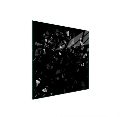 Produktbild von Glasschutzplatte Für Herd 50X52 Schwarz