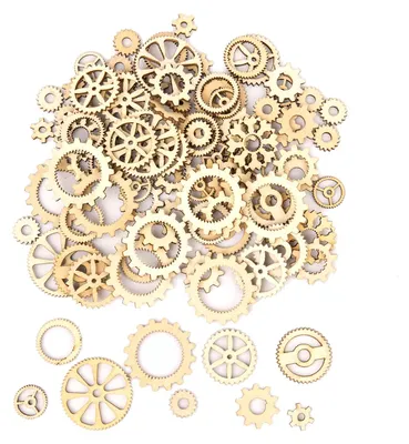 Immagine prodotto di 100 dischi di legno, ingranaggi per decorazione
