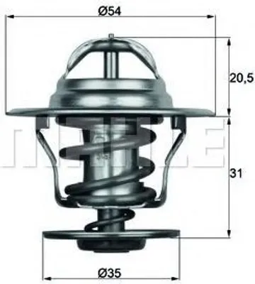 Zdjęcie produktu dla Termostat Vw 87C 1,4-2,0 1,6Td/1,9Tdi