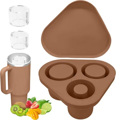 Produktbild von Eiswürfelform Silikon - Eiswürfelbereiter für Stanley Cup Becher - Grün