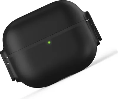 Image de INF Étui de Protection en Silicone pour AirPods Pro 2 - Antichoc et Anti-poussière Le noir