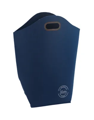 Obrázok produktu pre WENKO Košík na bielizeň Zberný box Sorter Kúpeľňa Bag Bin Chest Felt Blue