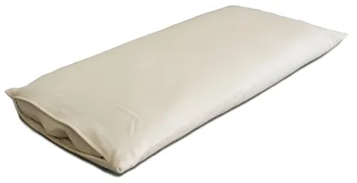 Produktbild von Bio Dinkelspelzkissen 40x80cm, Bio-Flanell + Bio Füllung, + zus. Inlett