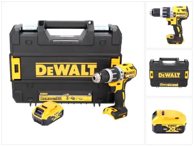 Zdjęcie produktu dla Akumulatorowa wiertarko-wkrętarka udarowa DeWalt DCD 796 NT 18 V 70 Nm bezszczotkowa + 1x akumulator 5,0 Ah + TSTAK - bez ładowarki