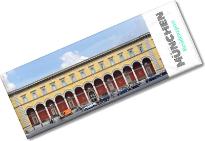 Produktbild von streetline München Residenzpost Panorama Souvenir Magnet
