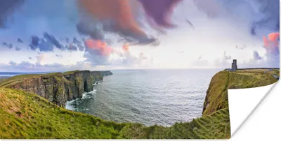 Produktbild von MuchoWow® Poster Panoramafoto von den Cliffs of Moher in Irland 120x60 cm - Bild