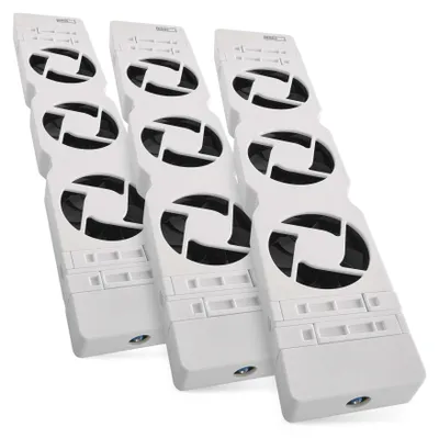 Ventilátor pod radiátor TRIO, bílý