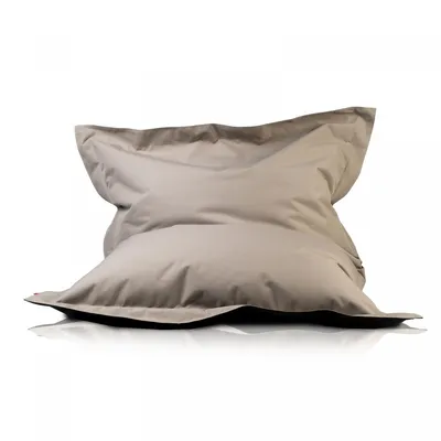 Obrázok produktu pre Vonkajší vankúš M Cushion Sack Pouffe - Mäkký a pohodlný - Farba: béžová