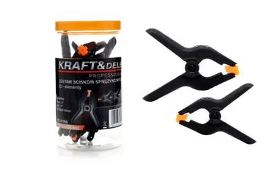 Obrázek produktu pro KRAFT&DELE Sada pružinových svěrek 2/3" KD10186