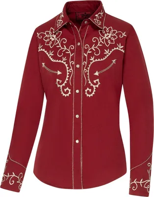 Produktbild von Damenbluse Westernbluse Country Cowgirl Western Stars & Stripes »RUTH«