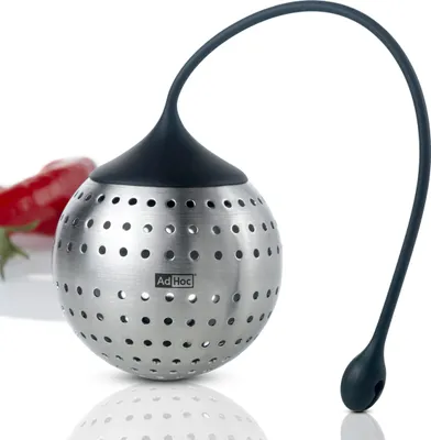 Image de Filtre à épices ou à thé AdHoc GK01 Spice Bomb, acier inoxydable | silicone
