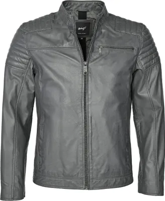Produktbild von Maze Lederjacke Rocha Herren grey XL