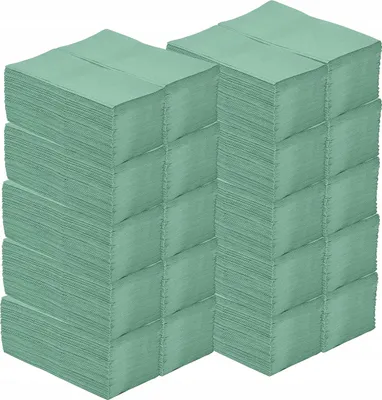 Immagine prodotto di 4000 pezzi asciugamani di carta asciugamani di carta piegati grigio asciugamani di carta a 1 velo asciugamani di carta asciugamani di carta piegati verde