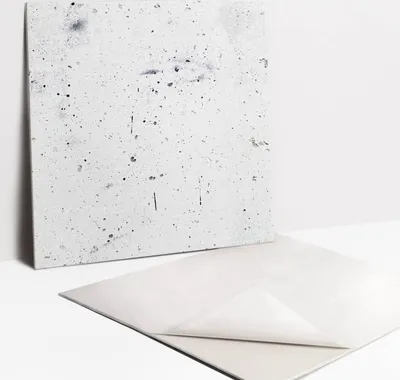 Produktbild von Rohe Betonstruktur – Selbstklebende Wandfliesen – PVC Wandpaneele – Vinyl Wandverkleidung – Dekopaneele selbstklebend – Wanddeko selbstklebend – 9 Stück 30x30 cm