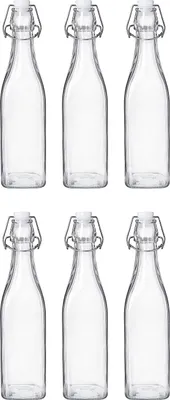 Produktbild von BUTLERS Flasche SWING mit Bügelverschluß 6er-Set
