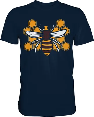 Produktbild von Bienen Imker Honig T-Shirt – Navy / XL