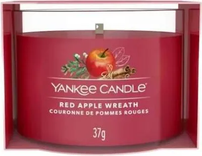 Produktbild von YANKEE CANDLE Signature Mini-Duftkerze im Glas, Roter Apfelkranz, 37 g