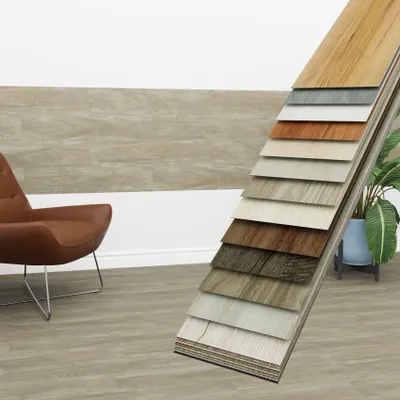 Produktbild von HEXIM Vinyldielen 0,97m² selbstklebend PVC Wandverkleidung Bodenbelag Holzoptik 91x15cm Paneele für Wand & Boden Holzdielen braun (7 Dielen Soft Walnut - 5401-1)