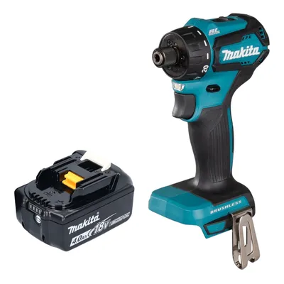 Immagine prodotto di Trapano avvitatore a batteria Makita DDF 083 M1 18 V 40 Nm 1/4'' brushless + 1x batteria ricaricabile 4,0 Ah - senza caricabatterie