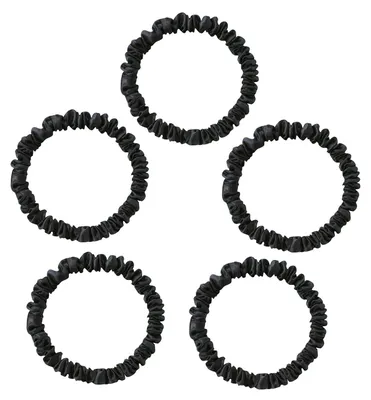 Immagine prodotto di Set di 5 elastici per capelli in seta