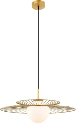 Zdjęcie produktu dla Lampa wisząca Italux Sarah nowoczesna złota MDM-4000/1 GD